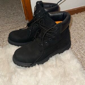 Black Womans Timberland Boots